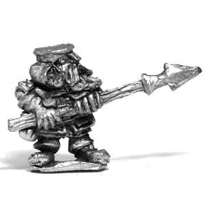 Dwarf Fighter with Spear A