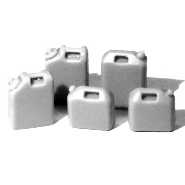 Assorted Fuel Cannister Jerry Cans x5